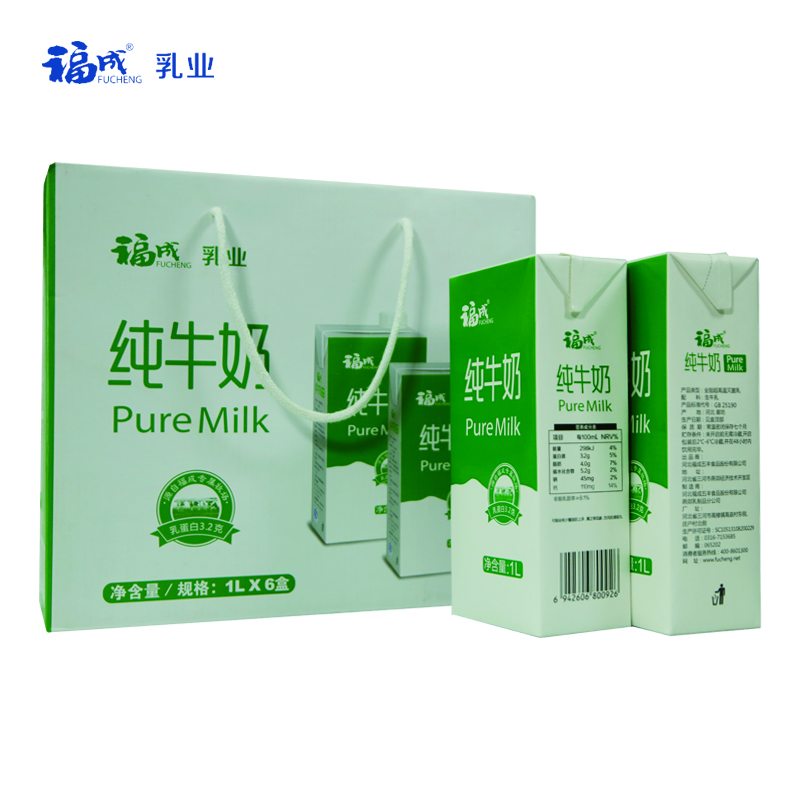 福成1L純牛奶(6入)